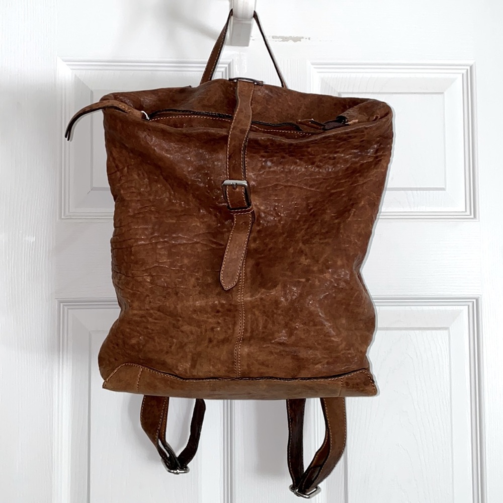 Genuine Italian Leather Backpack